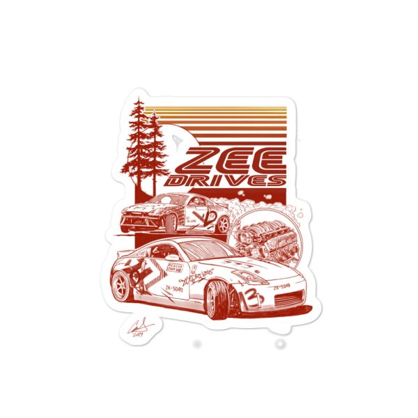 Retro poster sticker - Image 2