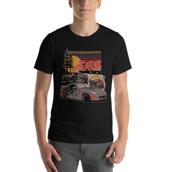 Heathered Unisex full color Zeedrives shirt - Image 2
