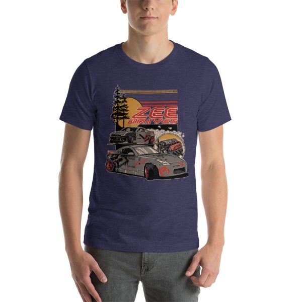 Heathered Unisex full color Zeedrives shirt - Image 4