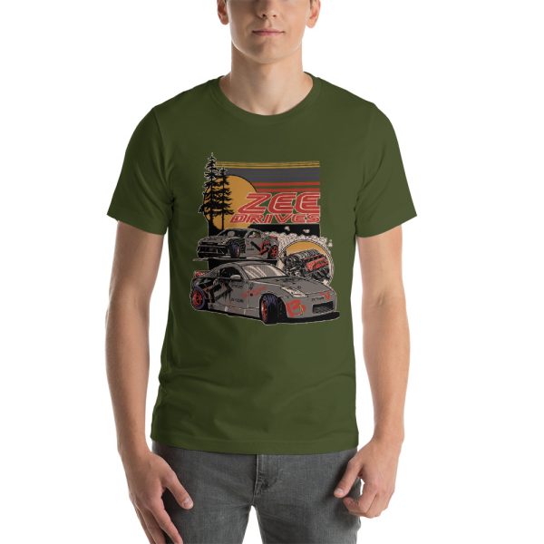 Heathered Unisex full color Zeedrives shirt - Image 5