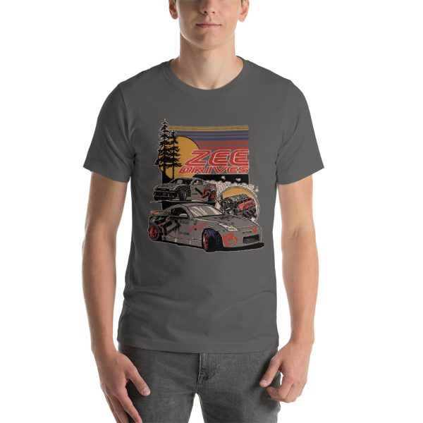 Heathered Unisex full color Zeedrives shirt - Image 6