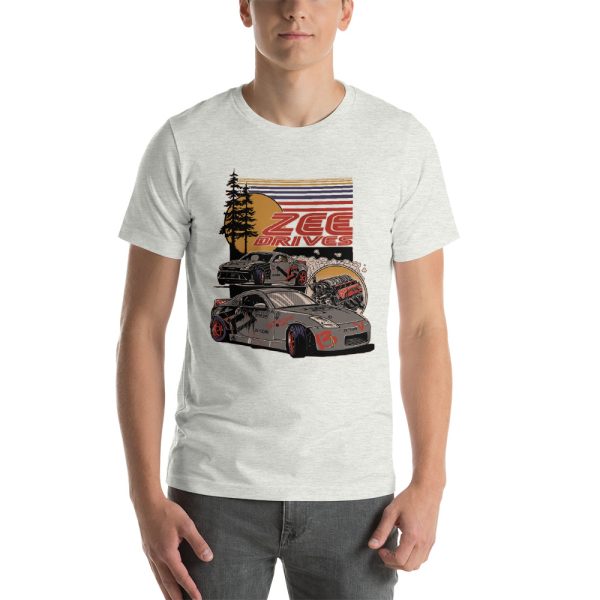 Heathered Unisex full color Zeedrives shirt - Image 11